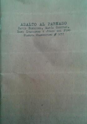 Asalto al Parnaso (3): Dani Izquierdo: