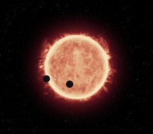 Exoplanetas rocosos TRAPPIST-1