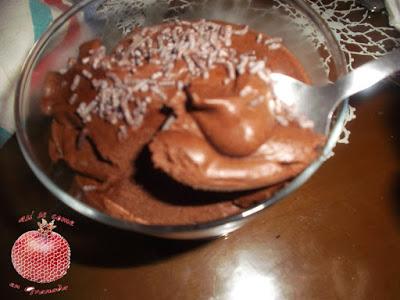 Mousse de chocolate sin huevo. Mousse de chocolate sin huevo.