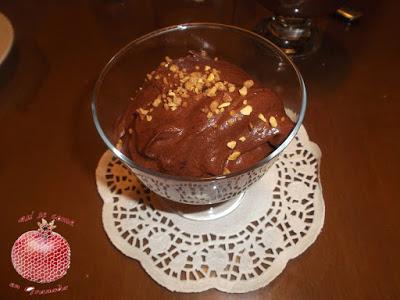 Mousse de chocolate sin huevo. Mousse de chocolate sin huevo.