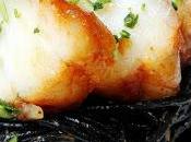 Falsa langosta espagueti negro. política marmota