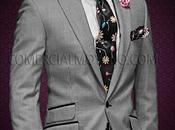 Moderno traje novio corte entallado