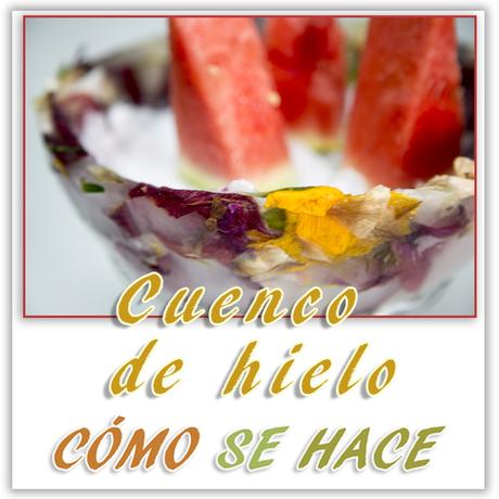 CUENCO DE HIELO PARA HELADOS Y FRUTAS