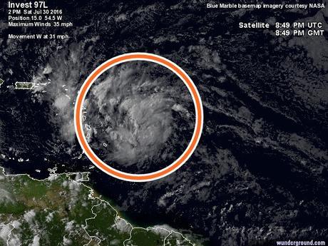 Atención Caribe: zona de baja presión aumenta sus chances de desarrollo tropical
