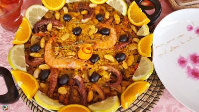 Paella de pulpo