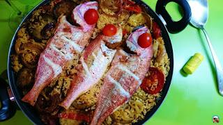 Paella de pulpo