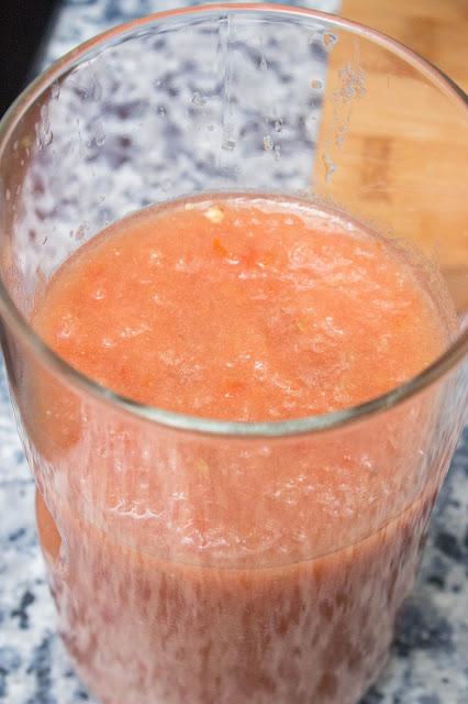 Gazpacho de sandía en thermomix