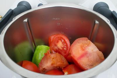 Gazpacho de sandía en thermomix