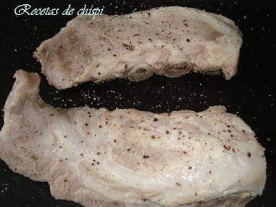 COSTILLAS CON SALSA BARBACOA