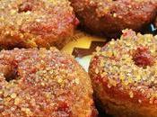 Donuts rosquillas veganas cobertura fresa