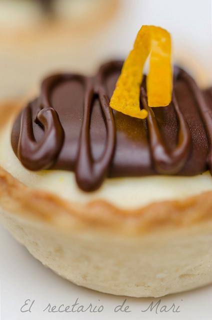 Tartaleta de crema de naranja 4