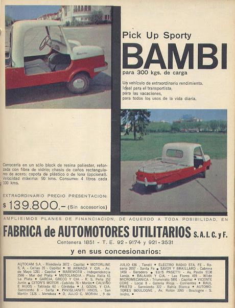 Sporty, la camioneta del Bambi