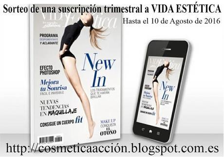 ¡SORTEO – Suscripción trimestral a la revista “Vida Estética”!