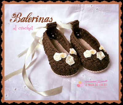 BALERINAS AL CROCHET CON VIDEOTUTORIAL