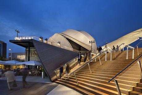 PABELLÓN ALEMÁN EN LA EXPO DE MILAN 2015, DE SCHMIDHUBER