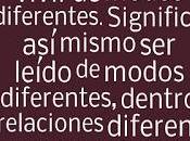 Escribir modos diferentes significa