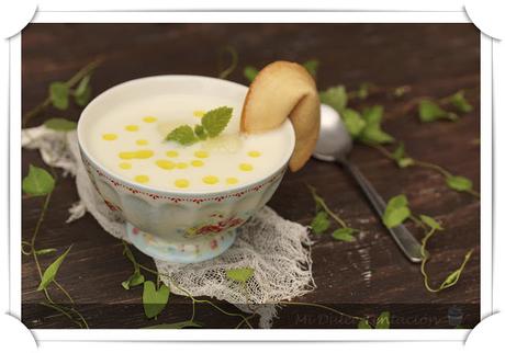 Sopa Fría de Melón y Té Verde