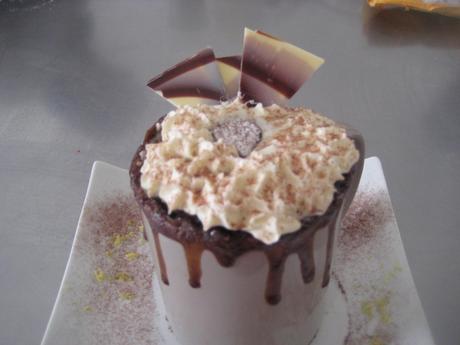 MUG CAKE DE CHOCOLATE Y MANDARINA