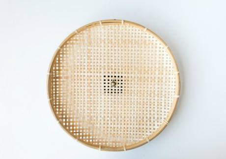 DIY reloj con una cesta IKEA para el pan