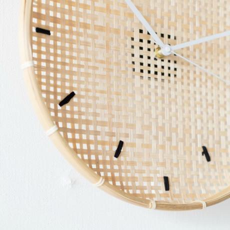 DIY reloj con una cesta IKEA para el pan