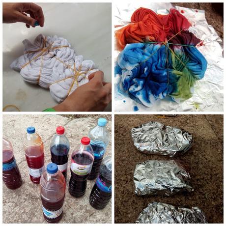 2498.- Actividades veraniegas para niños: camisetas teñidas