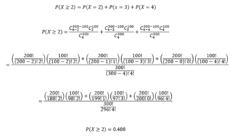 Ejercicio resuelto Distribución Hipergeométrica