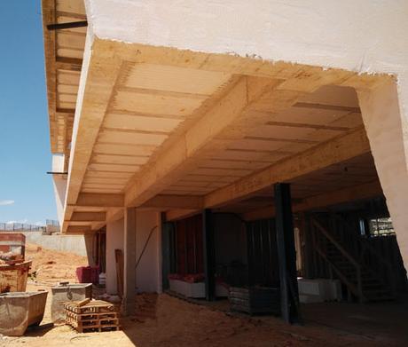 IMÁGENES DE OBRA DE LA VIVIENDA UNIFAMILIAR DISEÑADA POR A-CERO EN CASTILLA Y LEÓN A-cero Projects (2)