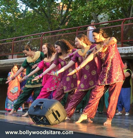 Imágenes del espectáculo Bollywood en Barcelona 