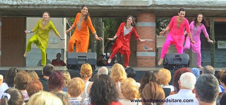 Imágenes del espectáculo Bollywood en Barcelona 