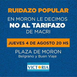 #RUIDAZO: MORÓN LE DICE NO AL TARIFAZO