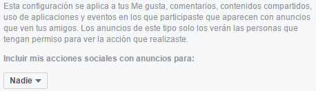 Bloquea los anuncios relacionados con tus acciones sociales en Facebook en sólo 2 pasos Bloquea los anuncios relacionados con tus acciones sociales en Facebook en sólo 2 pasos