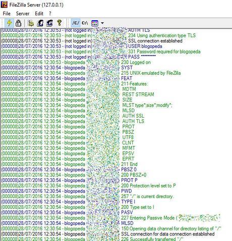 filezilla server ftp