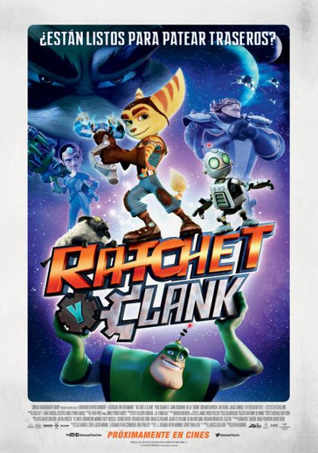 @DiamondFilmsCh: Este jueves 4 de agosto se estrena en Chile, Ratchet y Clank