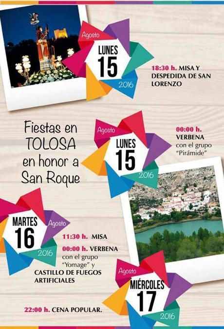 Fiestas Alcalá del Júcar dias 15, 16 y 17