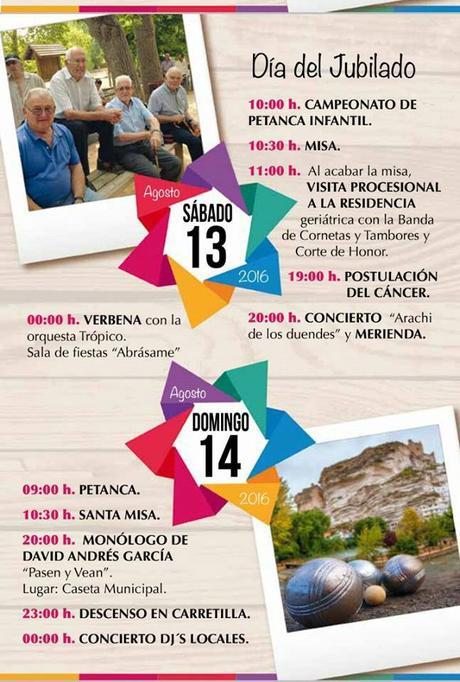 Fiestas Alcalá del Júcar dias 13 y 14