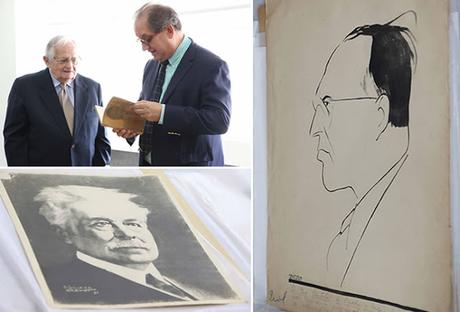 Donan una gran colección de dibujos y caricaturas de Julio Málaga Grenet a la BNP