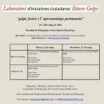 Laboratorio de iniciativas ciudadanas Ettore Gelpi 2014