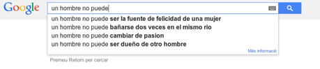 Busquedas no misóginas en Google: perplejo.