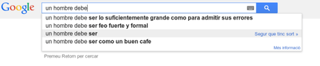 Busquedas no misóginas en Google: perplejo.