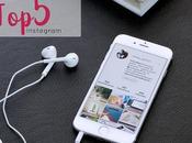 Top5 Instagram Julio