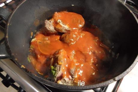 Osobucco con papas o patatas