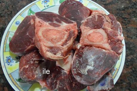 Osobucco con papas o patatas