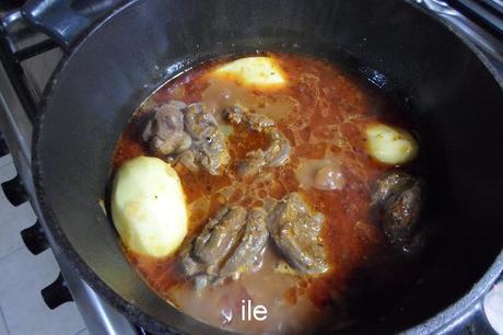 Osobucco con papas o patatas