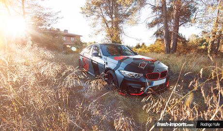 BMW M3 F80. Un potente sedan que corre en la Modball Rally