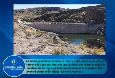 En Huarochirí: GORE LIMA INAUGURA REPRESA “ESCALERA”…