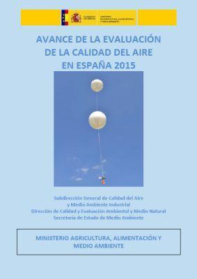 Evaluación de la Calidad del Aire en España 2015 (Avance)