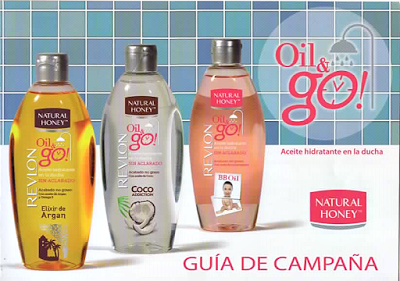 Oil&Go Aceite hidratante en la ducha.