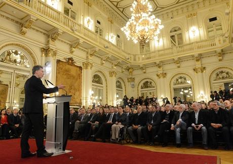El presidente Macri anunció la creación de la Cobertura Universal de Salud.