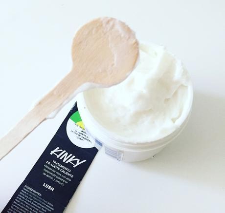 tratamiento de aceite caliente Kinky de Lush tratamiento de aceite caliente Kinky de Lush