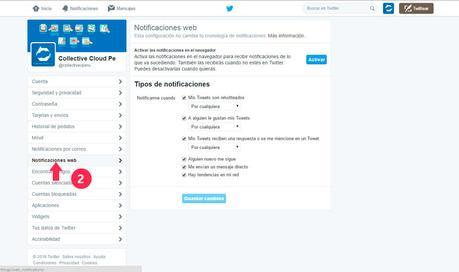 Twitter: Como activar las Notificaciones Web